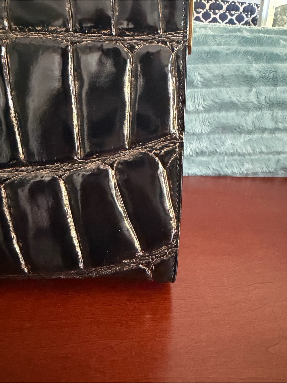 Brahmin Caroline Black Nerina Satchel with Matching Wallet - Picture 8 of 9